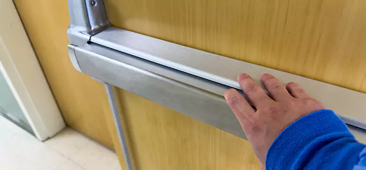 Installing a Push Bar on a Door Arvin
